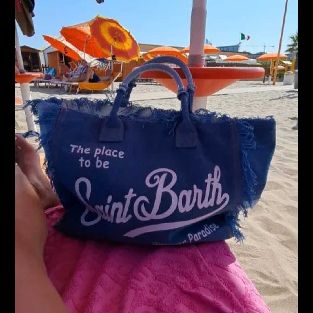 Barth's beach bag