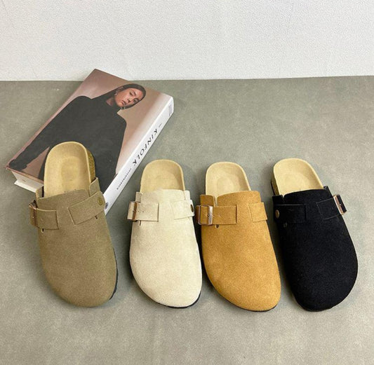 Core suede slippers